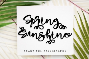 Spring Sunshine Font Download