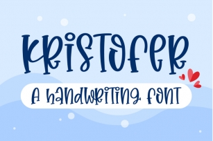 Kristorfer - A fun hanwritten font Font Download