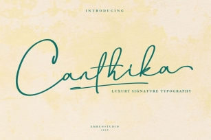 Canthika Luxury SIgnature Font Download