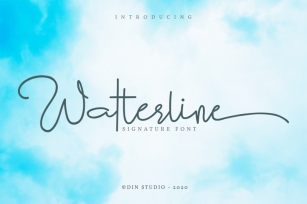 Watterline-Elegant Signature Font Font Download