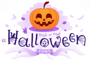 A Halloween Font - Trick or Treat Font Download