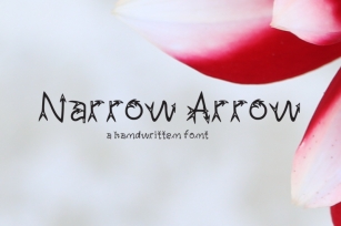 Narrow Arrow Typeface 2018 Font Download