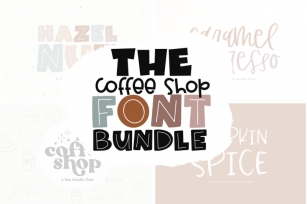 The Coffee Shop Font BUNDLE Font Download