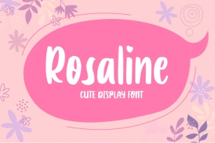 Rosaline - Display Font Font Download