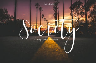 Society Calliraphy Modern Font Download