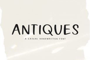 Antiques - Handwritten Farmhouse Font Font Download