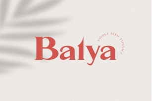 Balya Serif Font Font Download