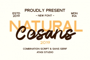 Cosans - Font Duo Font Download