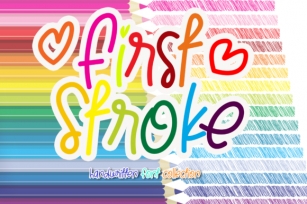 First Stroke Font Download