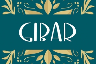Gibar Font Download