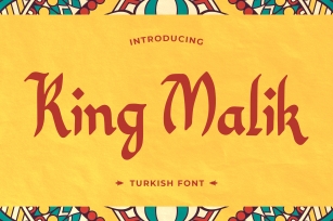 King Malik Trial Font Download