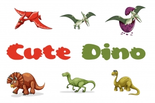 Cute Dino Dinosaur Font Download