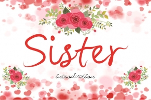 sister font Font Download