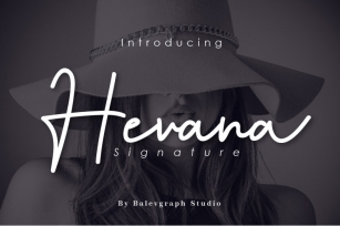 Hevana Signature Script Font Font Download