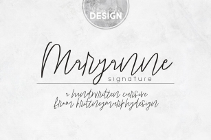 Maryanne Signature Font Download