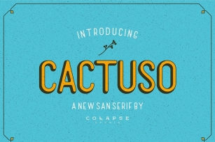 Sans Serif Font - Cactuso Font Download