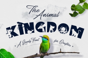 The Animal Kingdom Craft Font Font Download
