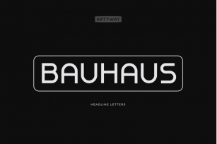 Bauhaus Headline Font Font Download