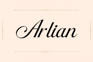 Arlian Font Download
