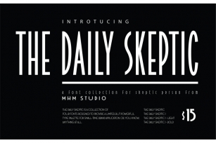MHM The Daily Skeptic Font Download