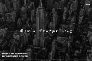 Mum's Handwriting Font Download