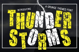 Thunderstorms Font Download