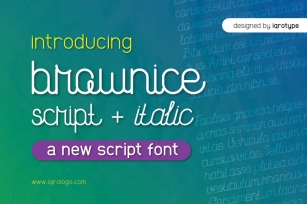 Brownice Script Font Download