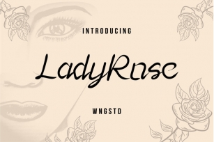 Lady Rose - Beauty Modern Script Font Download
