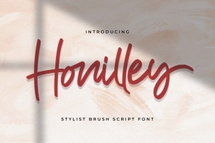 Honilley - Handwritten Font Font Download