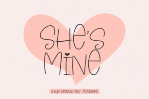 She's Mine Font Download