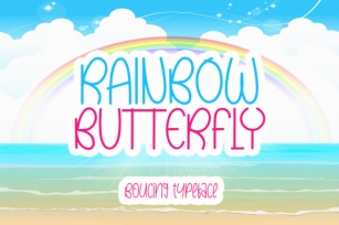 Rainbow Butterfly Font Download