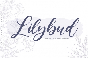 Lilybud Cute Modern Handwritten Font Font Download
