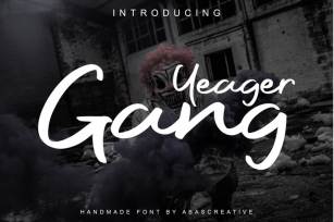 Yeager Gang Modern Script Font Download