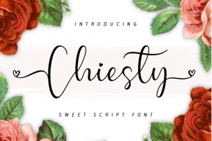 Chiesty | Sweet Script Font Font Download