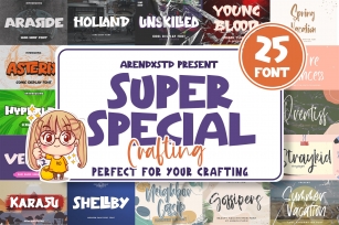 Super Special Crafting Bundle Font Download