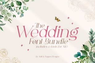 The Wedding Bundle Font Download