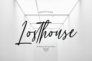 Losthouse Fancy Script Font Font Download