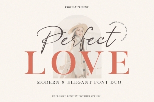 Perfect Love Elegant Modern Duo Font Download
