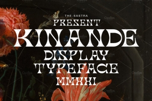 Kinande display typeface Font Download