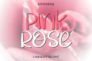Pink Rose Font Download