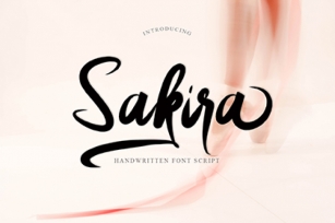 Sakira Script Font Download