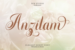 Anzilam-Modern Calligraphy Font Font Download