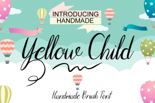 Yellow Child Script Font Download