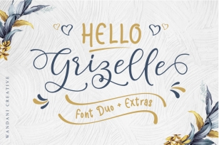 Hello Grizelle Font Duo Font Download