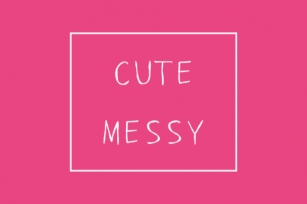 Cute Messy Font Download