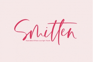 Smitten - Handwritten Script Font Font Download