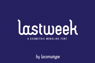 Lastweek Font Download