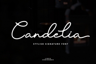 Candelia - Stylish Signature Font Font Download