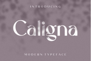 Caligna Serif Typeface Font Download