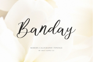 Banday - Modern Calligraphy Font Download